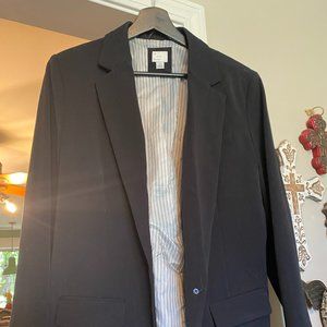 Women's Classic Business Suite Jacket, Black, Size 14